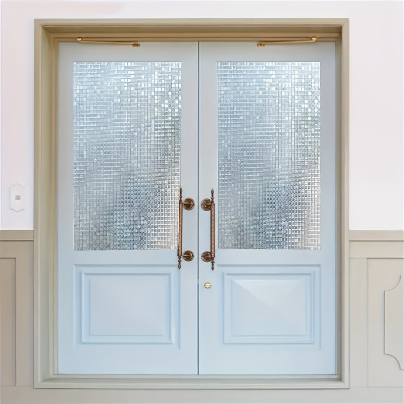 Static Cling Glass Window Film 10mil PVC Privacy Stickers for Living Room Bathroom