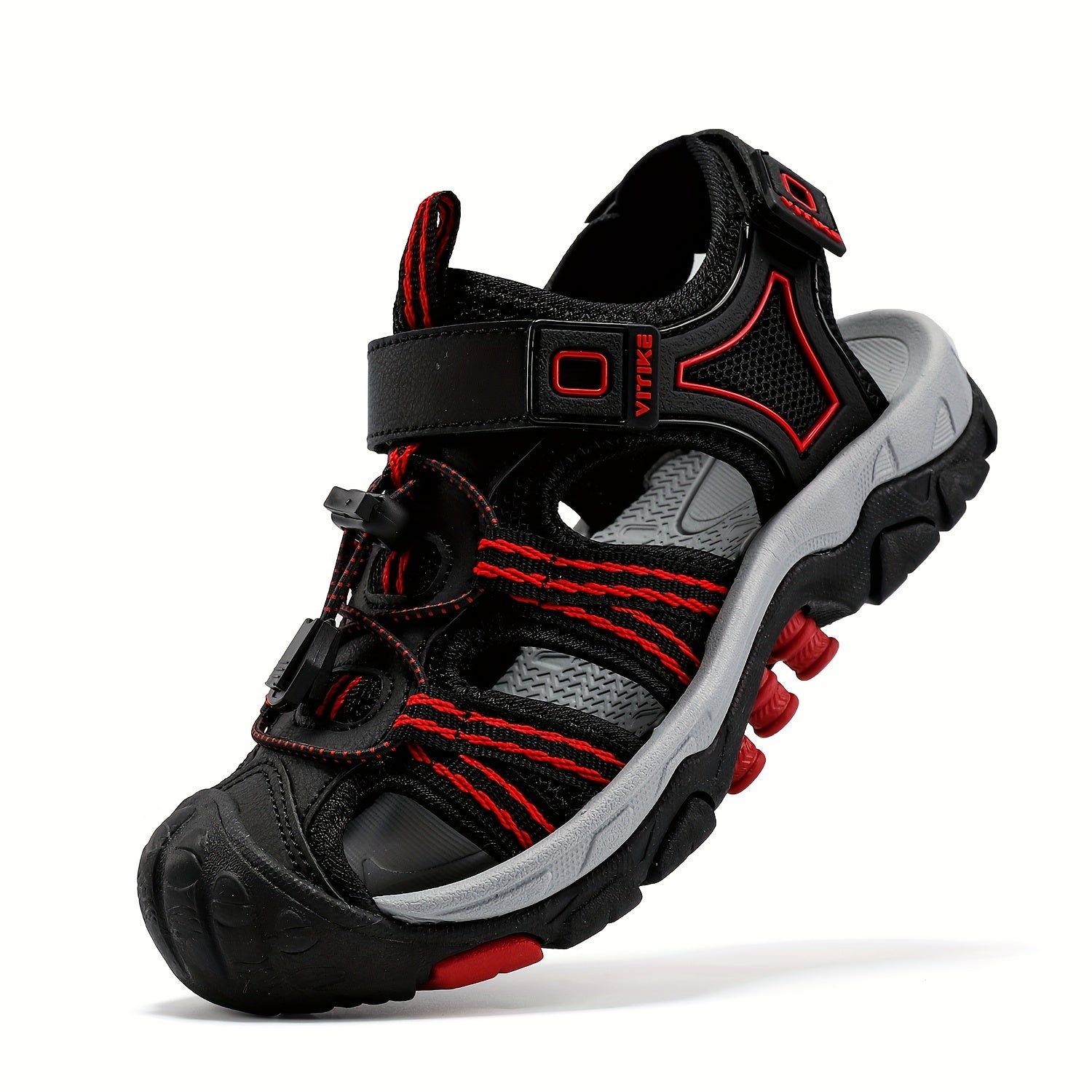 Kids' Camo Sports Sandals Closed Toe Hook-and-Loop Strappy Beach Pool Spring Summer