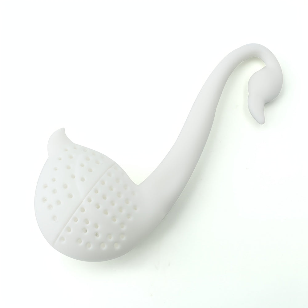 Plastic Swan-Shaped Mini Tea Infuser, Loose Leaf and Blooming Tea Strainer