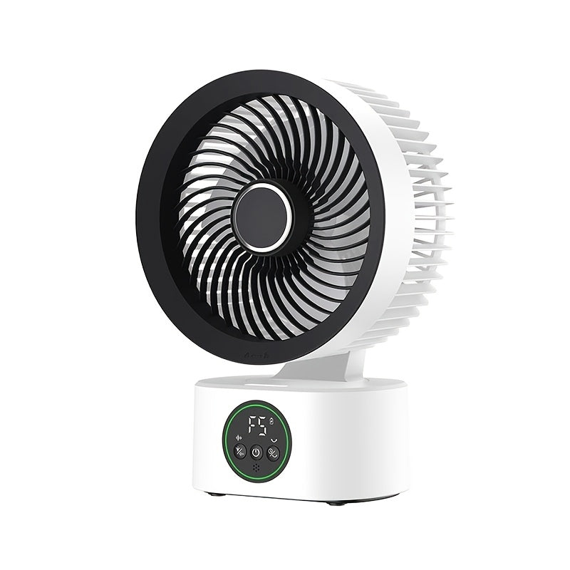 Desktop Air Circulation Fan with Timer, Quiet, Strong Airflow, 3-in-1 Table Fan for Home Dorm Kitchen Bathroom