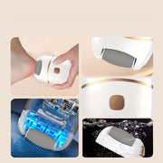Portable Foot Grinder with 3 Replaceable Heads USB Rechargeable Callus Remover for Hard Skin