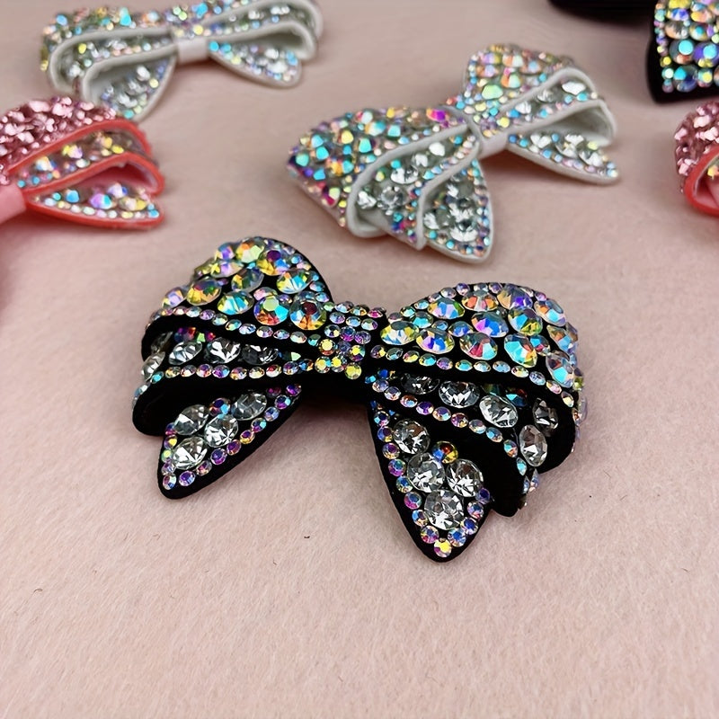 Women's Rhinestone Butterfly Bow Shoe Accessory Handmade Glass Crystal Decoration