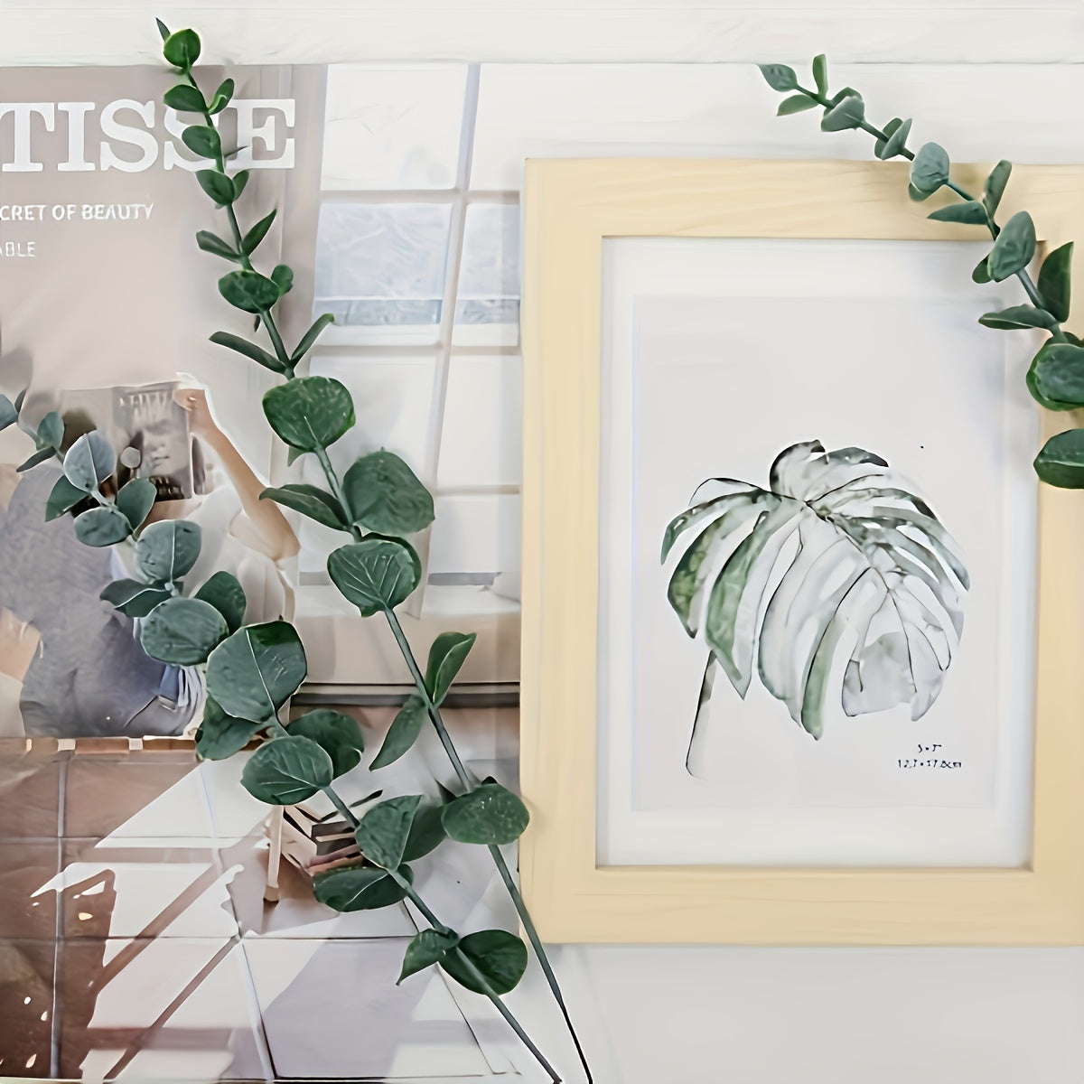 Artificial Eucalyptus Stems for Vase Wedding Bouquet Home Decor 12-48 Pack