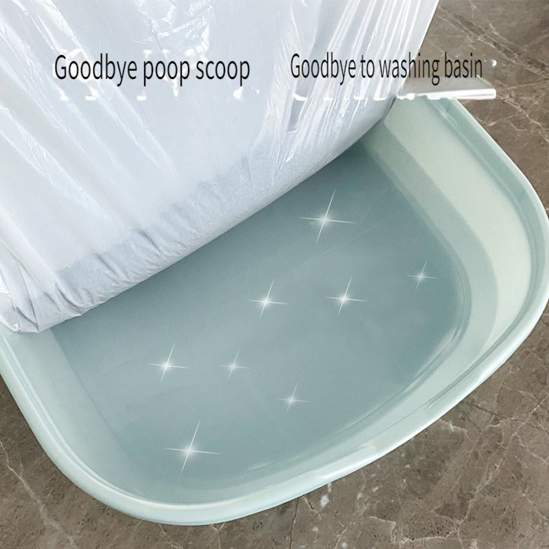 20/15/7pcs Extra-Thick Large Disposable Plastic Cat Litter Bags