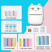 Portable Thermal Printer for Photos Labels and Lists Wireless Rechargeable