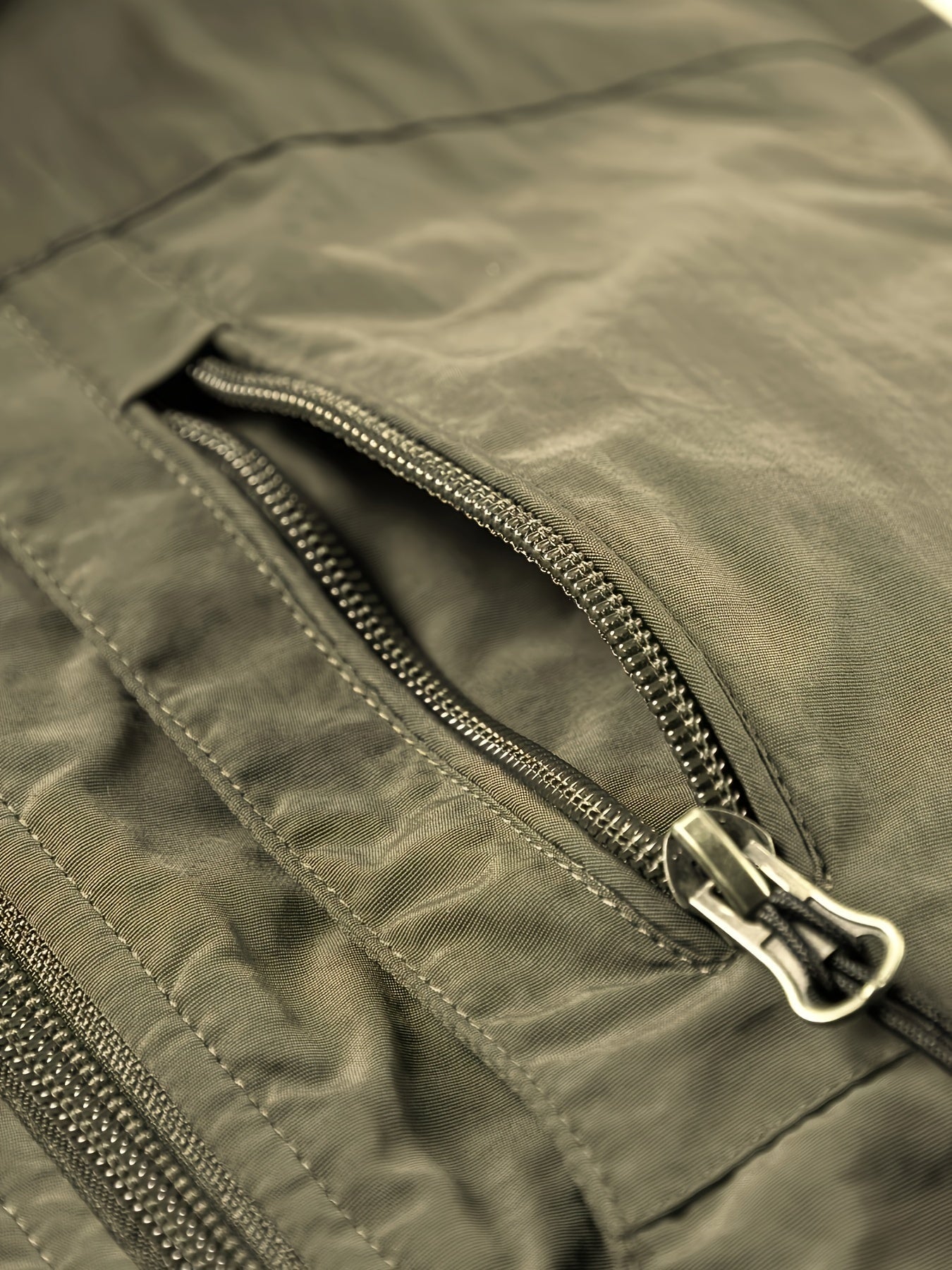 Men's Reversible Nylon Vest with Embroidered Letters Casual Outdoor Travel Work