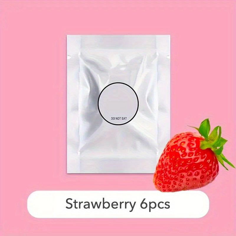 6pcs Car Fragrance Tablets Scented Air Vent Freshener Long-Lasting Aroma