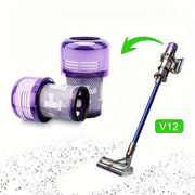 Dyson V12 Slim vakuumlari va V12 Detect Slim vakuumlari bilan mos keladigan ushbu to'plamda 2 ta V12 filtr mavjud.