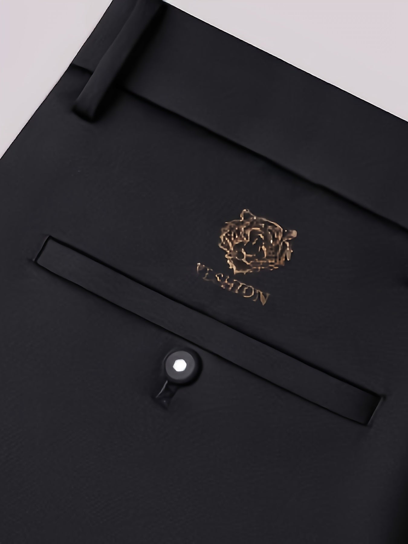 Men's Regular Fit Solid Color Polyester Spandex Suit Pants for Business and Office