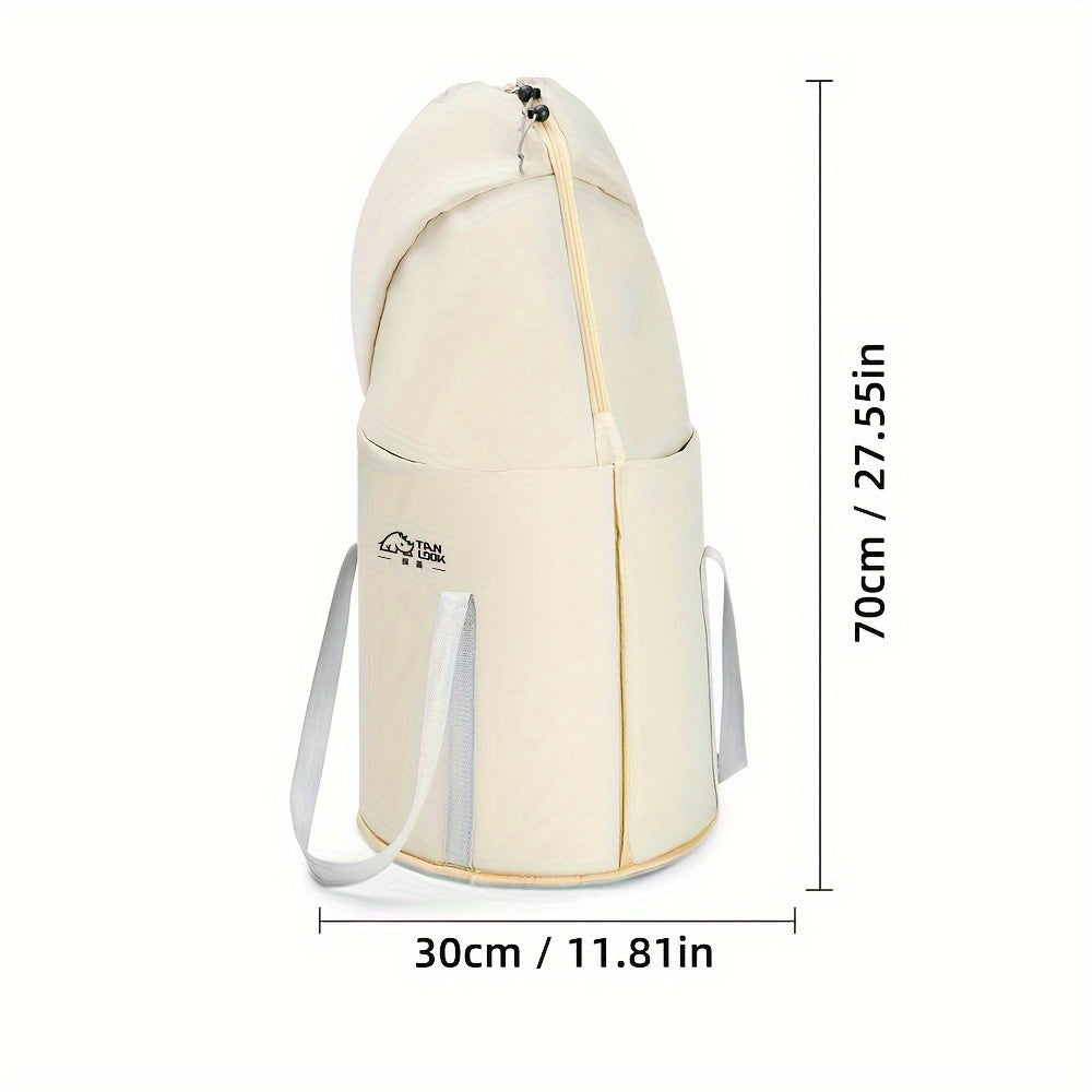 Portable Polyester Fiber Foot Bath Bucket for Outdoor Foot Care and Cleaning