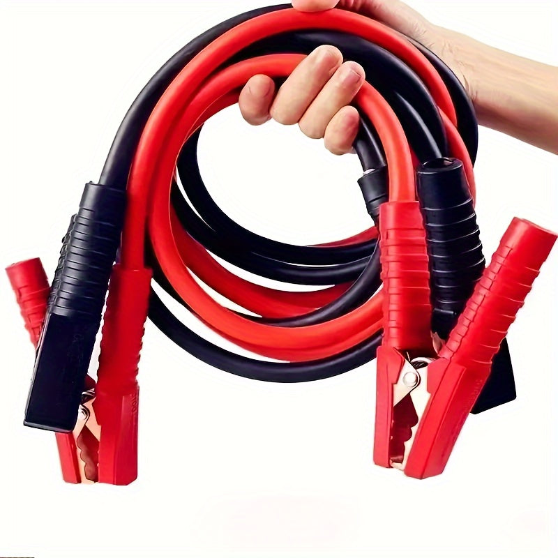 Car Battery Clamps Copper Emergency Jumper Cables for 50-60A Batteries