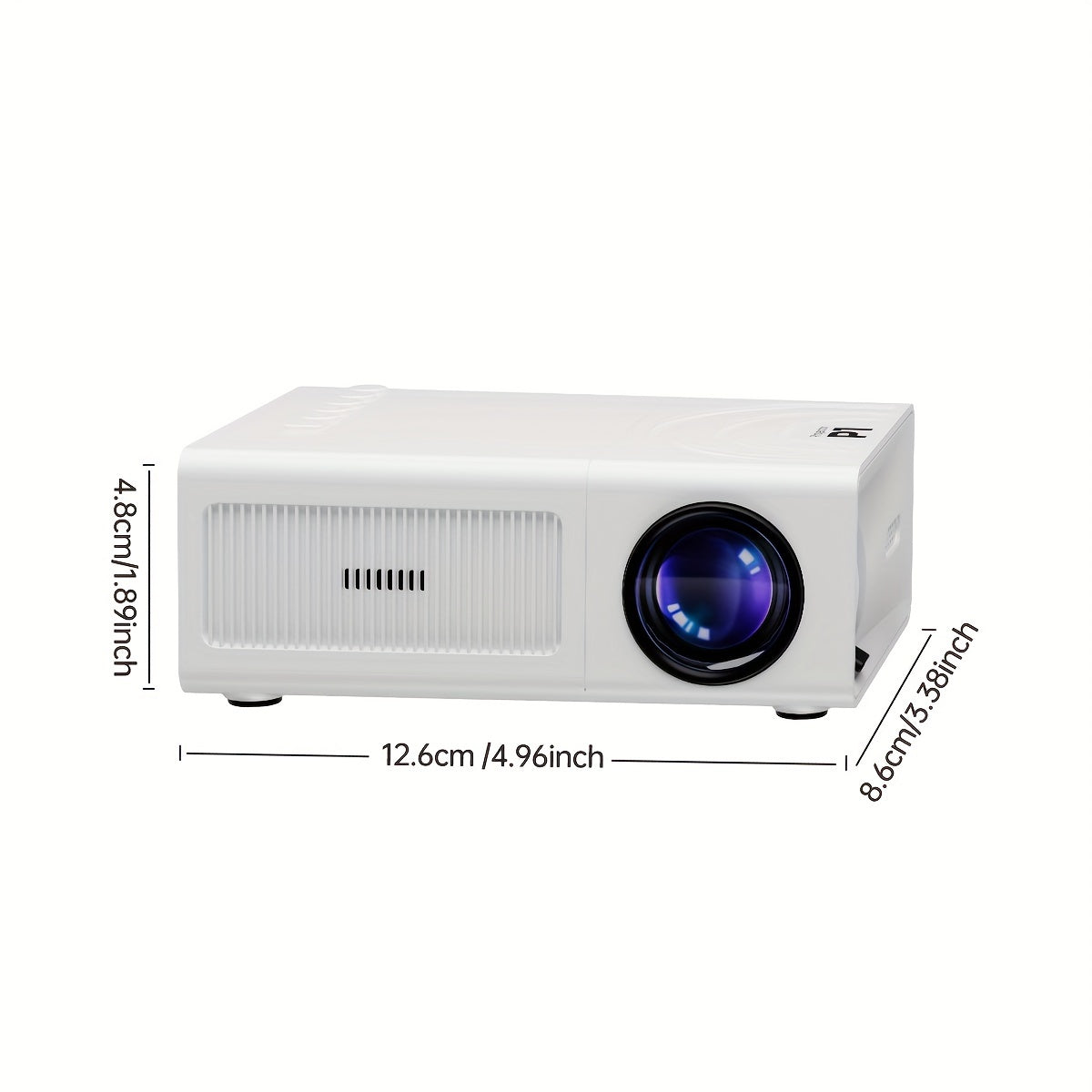 Mini Portable Video Projector for Movies Presentations with Adjustable Angle