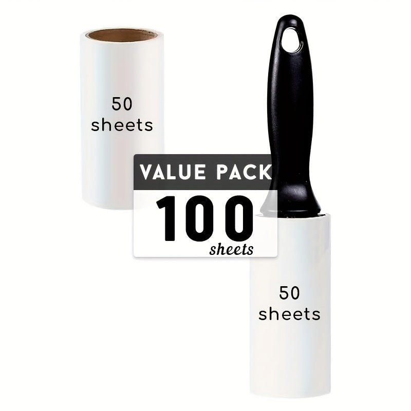Lint Roller with 400/200/100 Sheets for Pet Hair Removal from Furniture Carpet Clothes