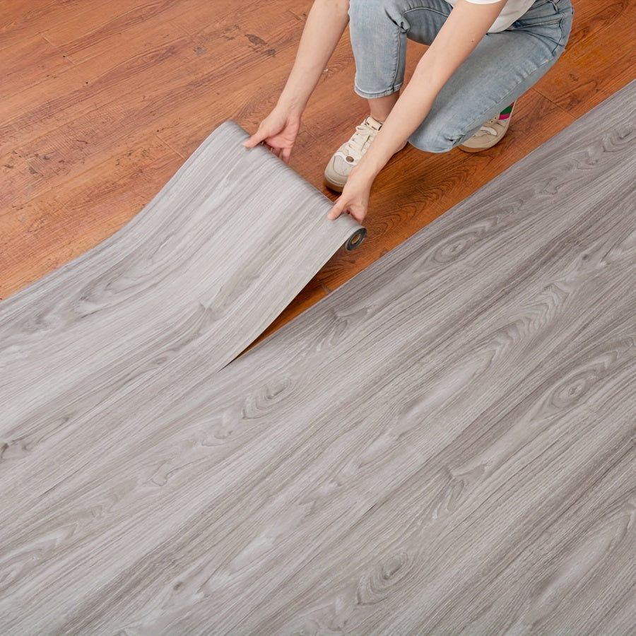 Self-Adhesive 3D Imitation Tree Pattern Wallpaper for Kitchen and Living Room Decor