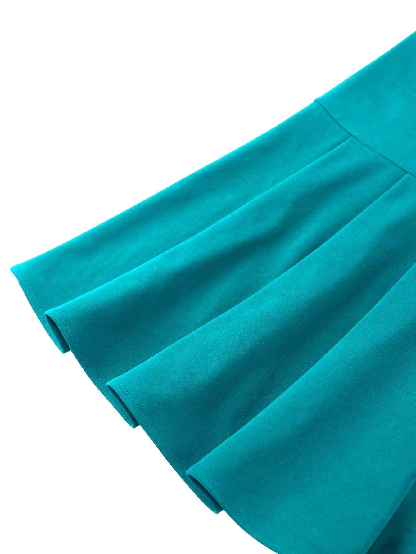 Ladies Midi Bodycon Dress Long Sleeve Solid Color Slim Fit Polyester