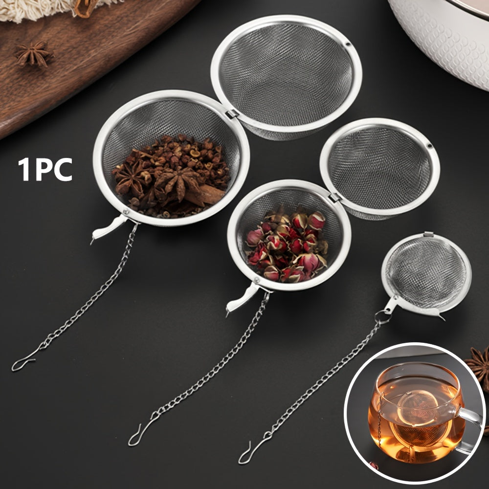 Durable Mesh Stainless Steel Tea Infuser for Loose Leaf Tea and Spices