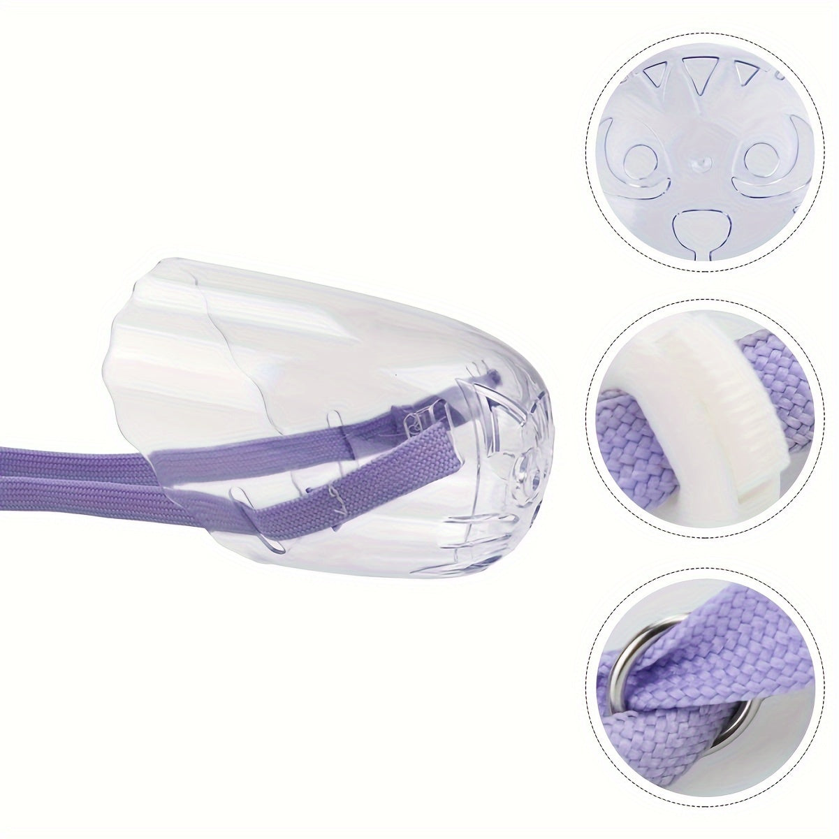 Sozlanadigan plastmassa mushuk taqishi, oson yopilish, bardoshli material, kichik, o'rta, katta