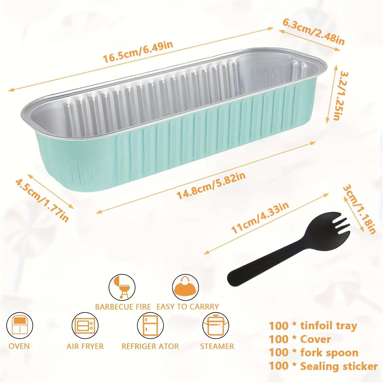 150 ta Mini Tort Qozonlari to'plami qopqoq, vilkalar va qoshiq bilan - 200ml yopishqoq alyuminiy folga non qozonlari, qayta ishlatiladigan pishirish stakanlari, BPA-siz, oshxona va bayram uchun to'plangan.