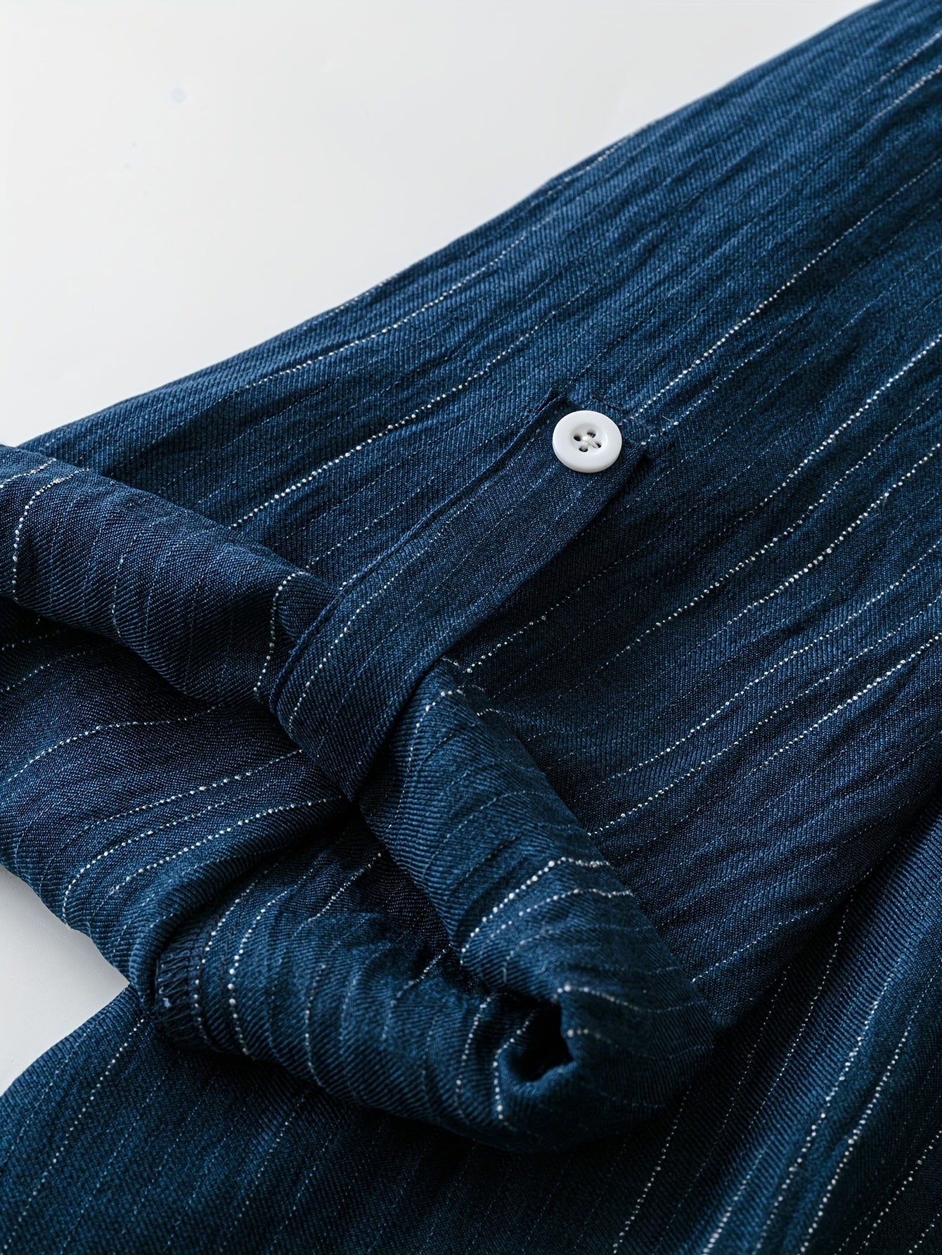 Plus Size Women's Elegant V-Neck Blouse with Button Details Polyester Woven Shirt