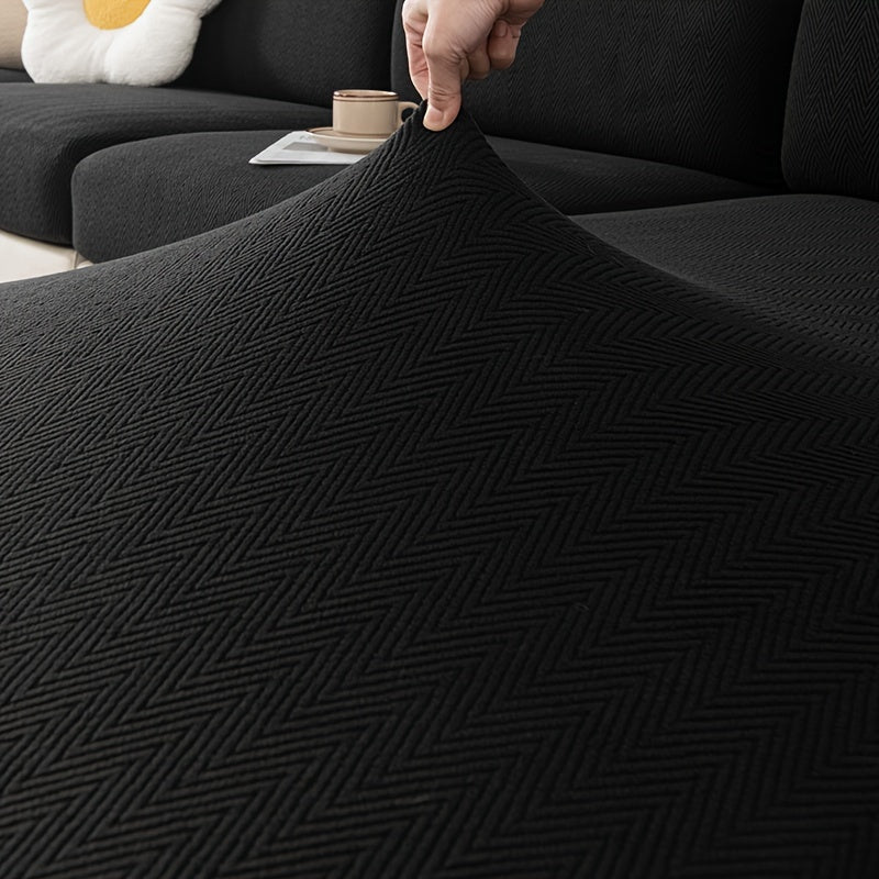 Скандинавский эластичный чехол для дивана на все четыре сезона, с защитой от царапин домашних животных и однотонным дизайном.