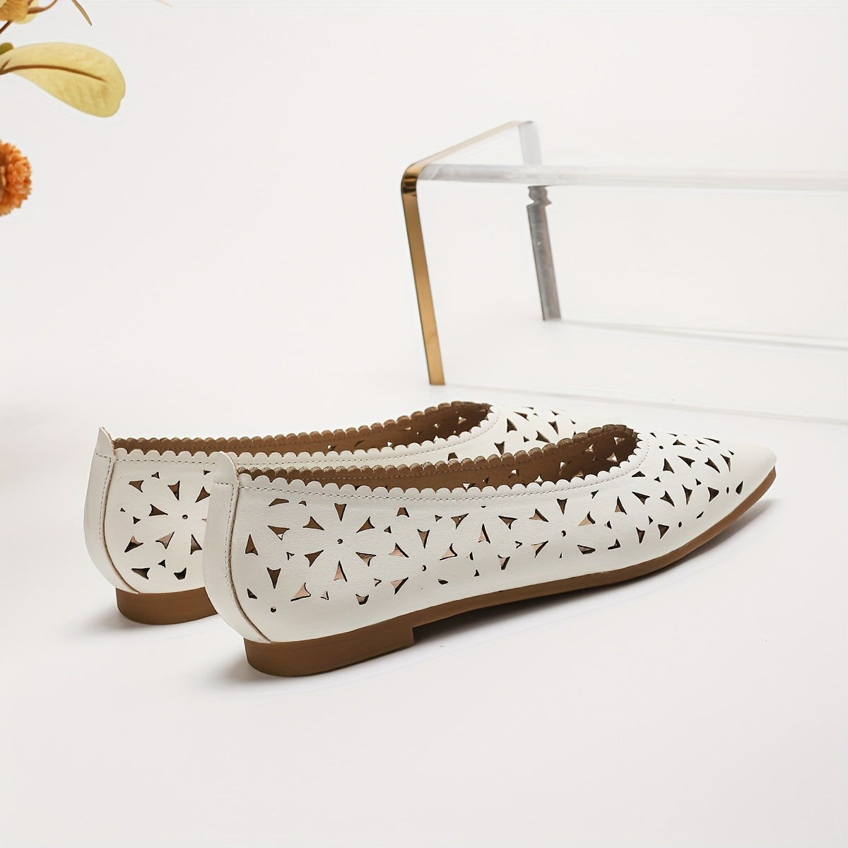 Ayollar uchun Slip-On burun uchi bilan ochiq va pastki tagli baland oyoq kiyim