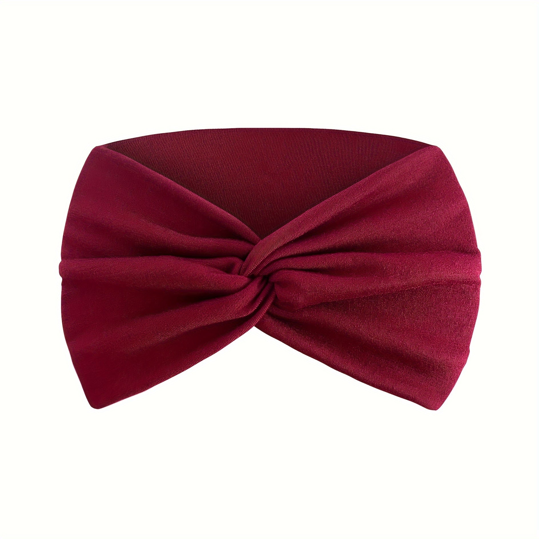 Set of 4 Bohemian Style Sports Headbands Elastic Turbans for Yoga and Workout Women