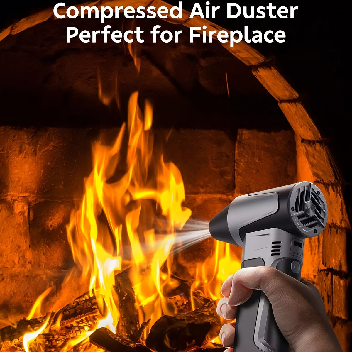 Ручной турбовентилятор 160 000 об/мин бесщеточный мотор USB-C перезаряжаемый портативный