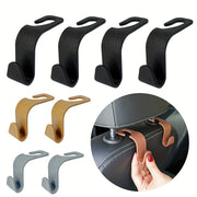 2/4 Pcs Car Seat Rear Hooks Universal Headrest Organizer Maximize Storage
