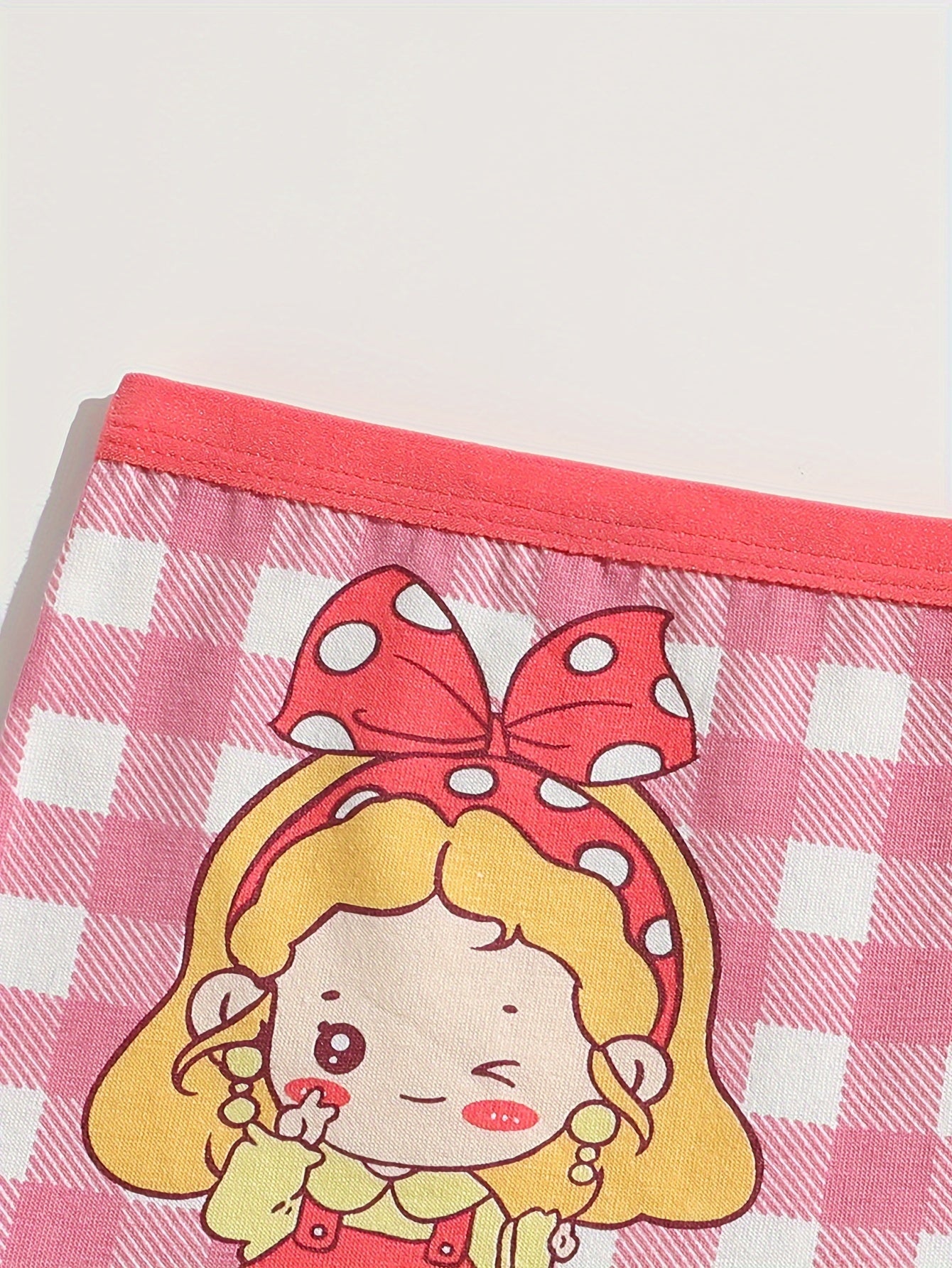 Girls Cotton Boxer Briefs with Cartoon Print Pack of 12 Breathable Comfortable