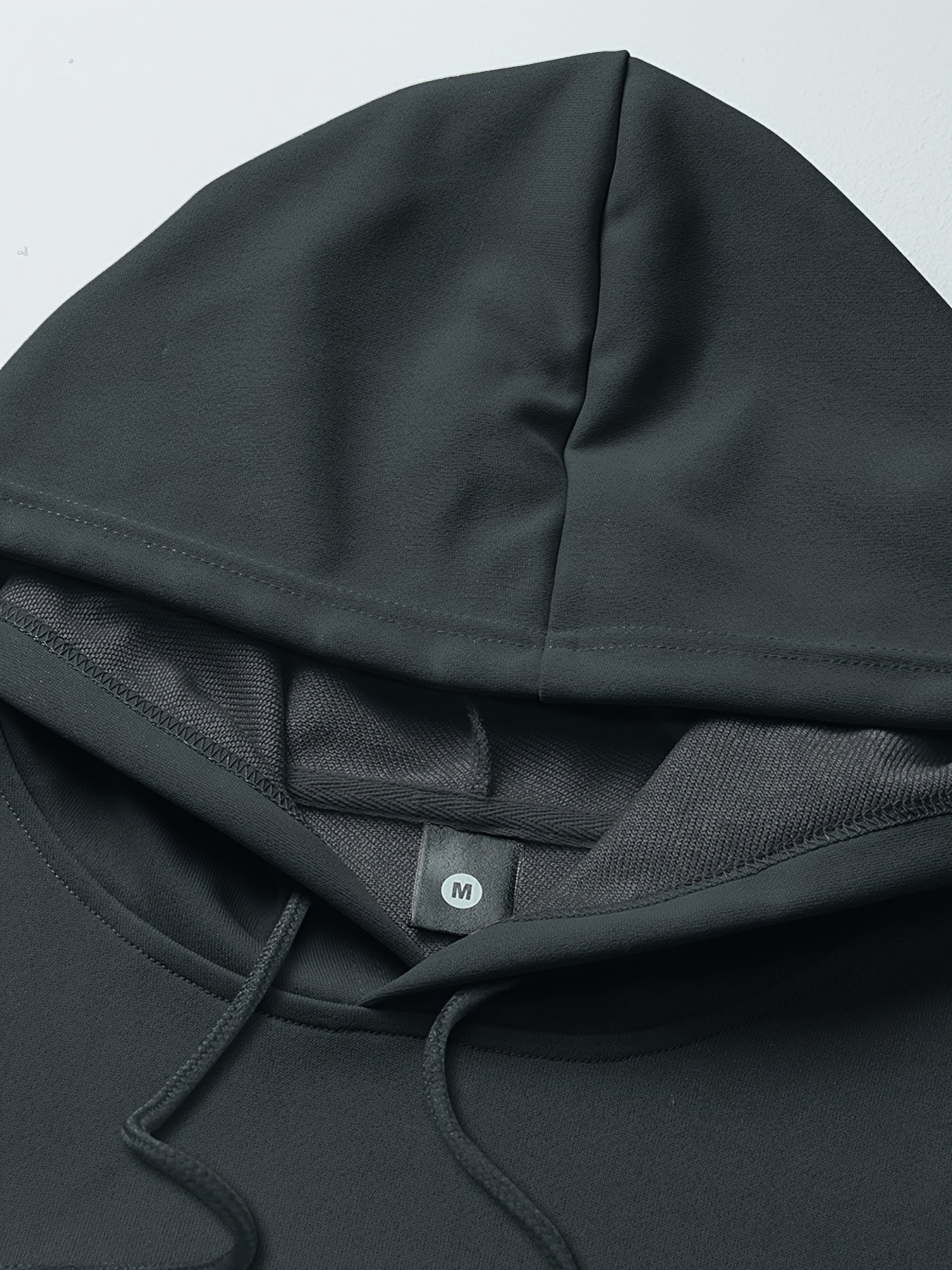 Мужской повседневный спортивный костюм из полиэстера с худи и длинными рукавами, а также джоггеры