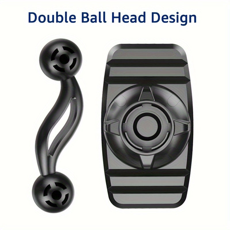 Universal 17mm Ball Head Car Phone Holder Silicone Suction Cup Magnetic Mount