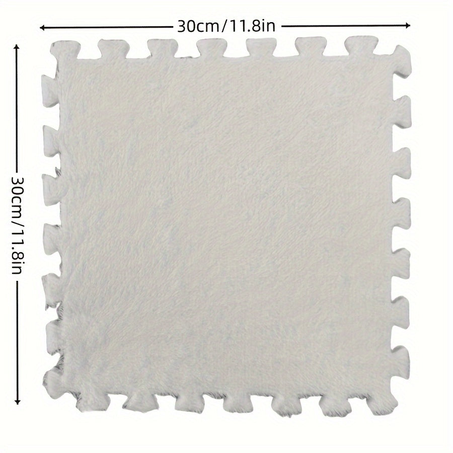 Set of 12 Interlocking EVA Foam Puzzle Mats for Indoor Use 29.97cm