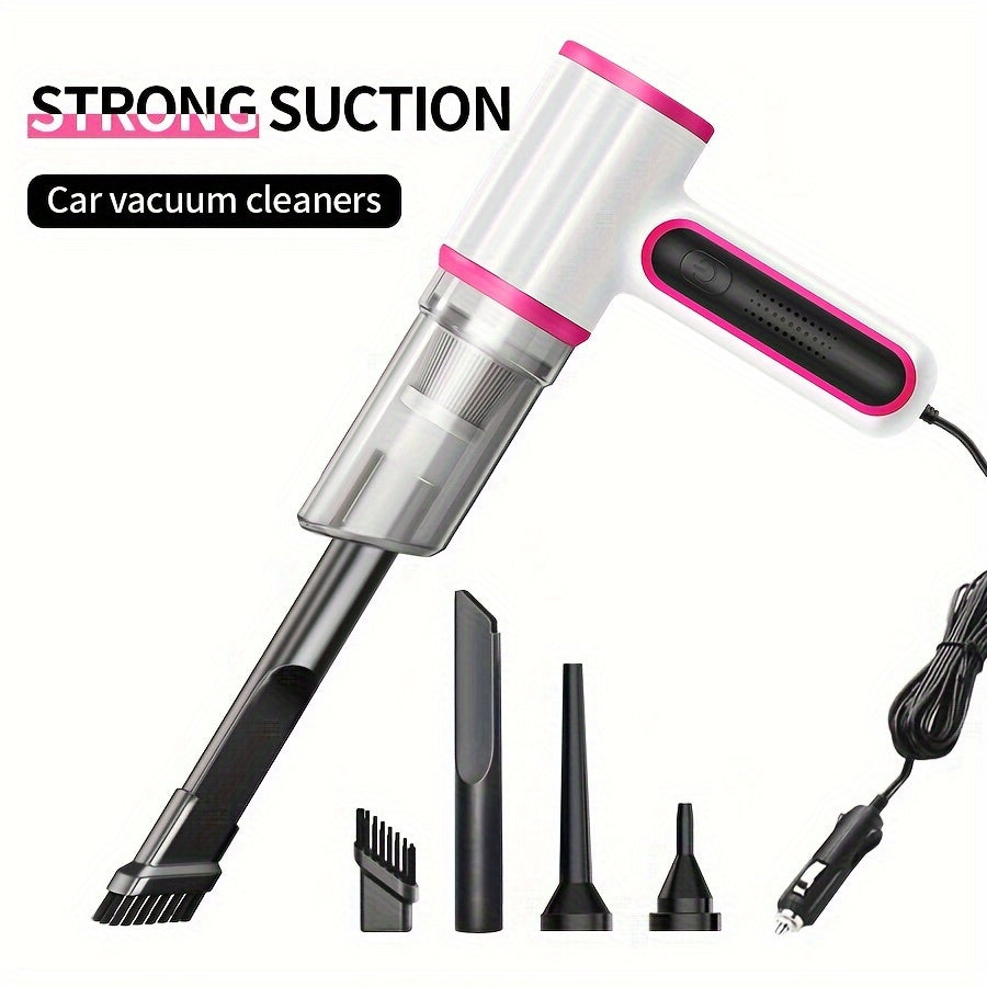 Мини портативный автомобильный пылесос 12В с мощным всасыванием, легкий сборщик пыли