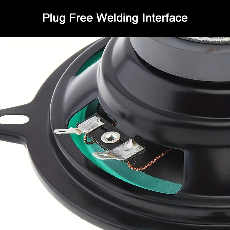 Car Coaxial Speaker 12.7cm 100W Green Full Range for Door Replacement