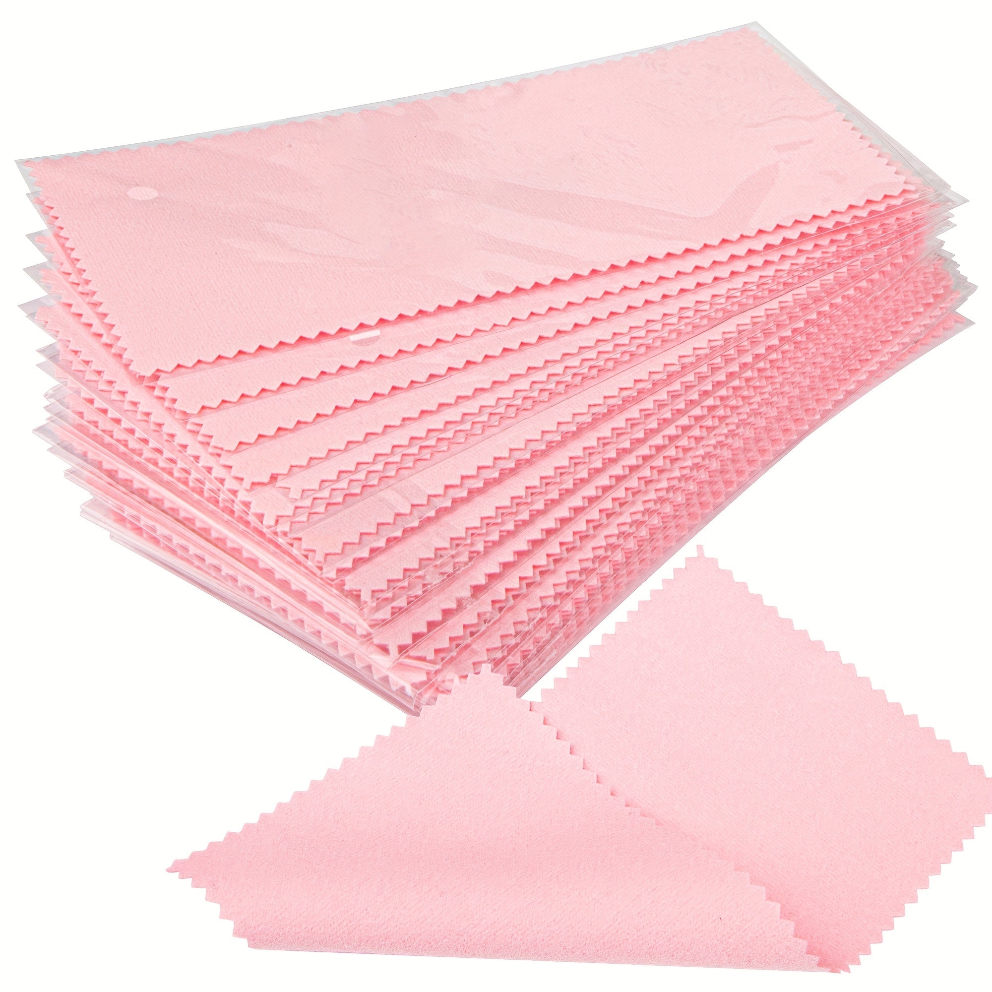 Jewelry Cleaning Cloth Set of 30 Pieces Polishing Cloths 8x16cm Individually Wrapped
