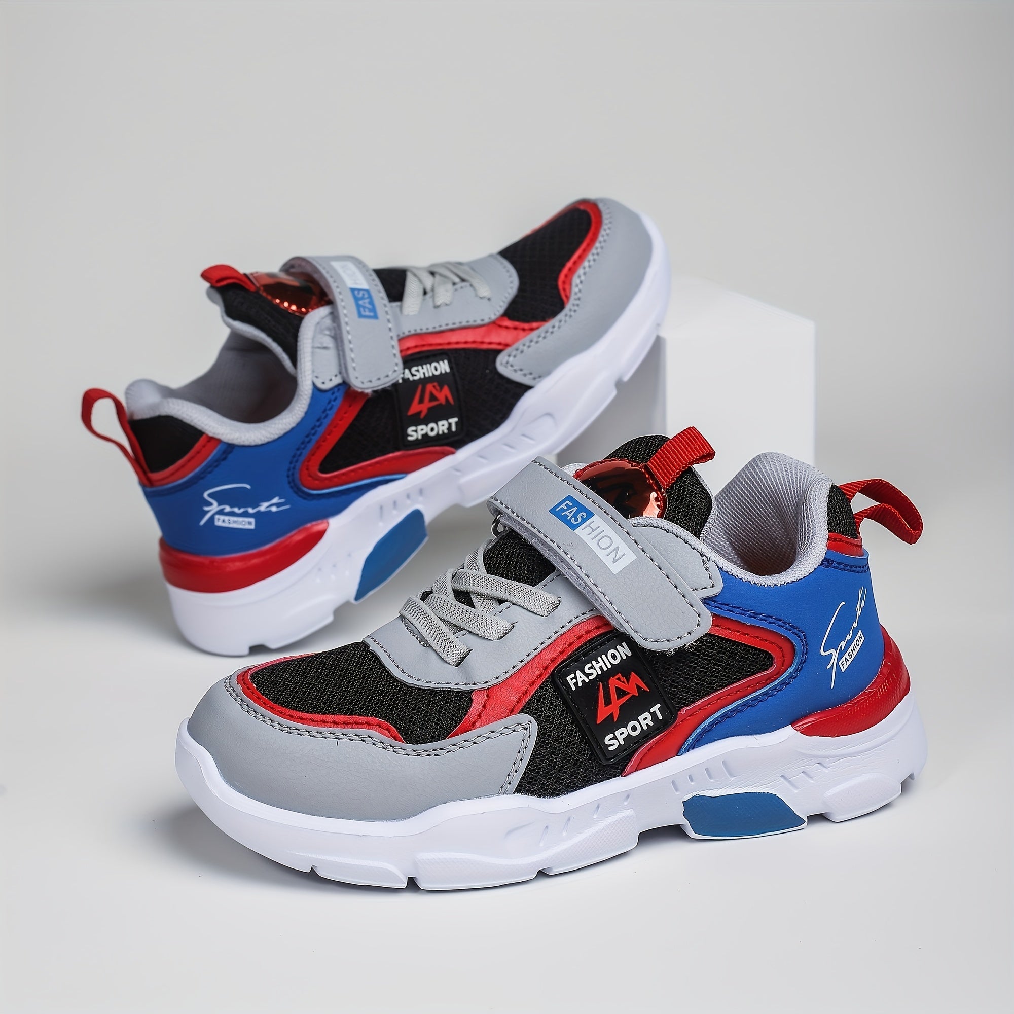 Мужские легкие дышащие кроссовки из сетки с двойной сеткой и круглым носком