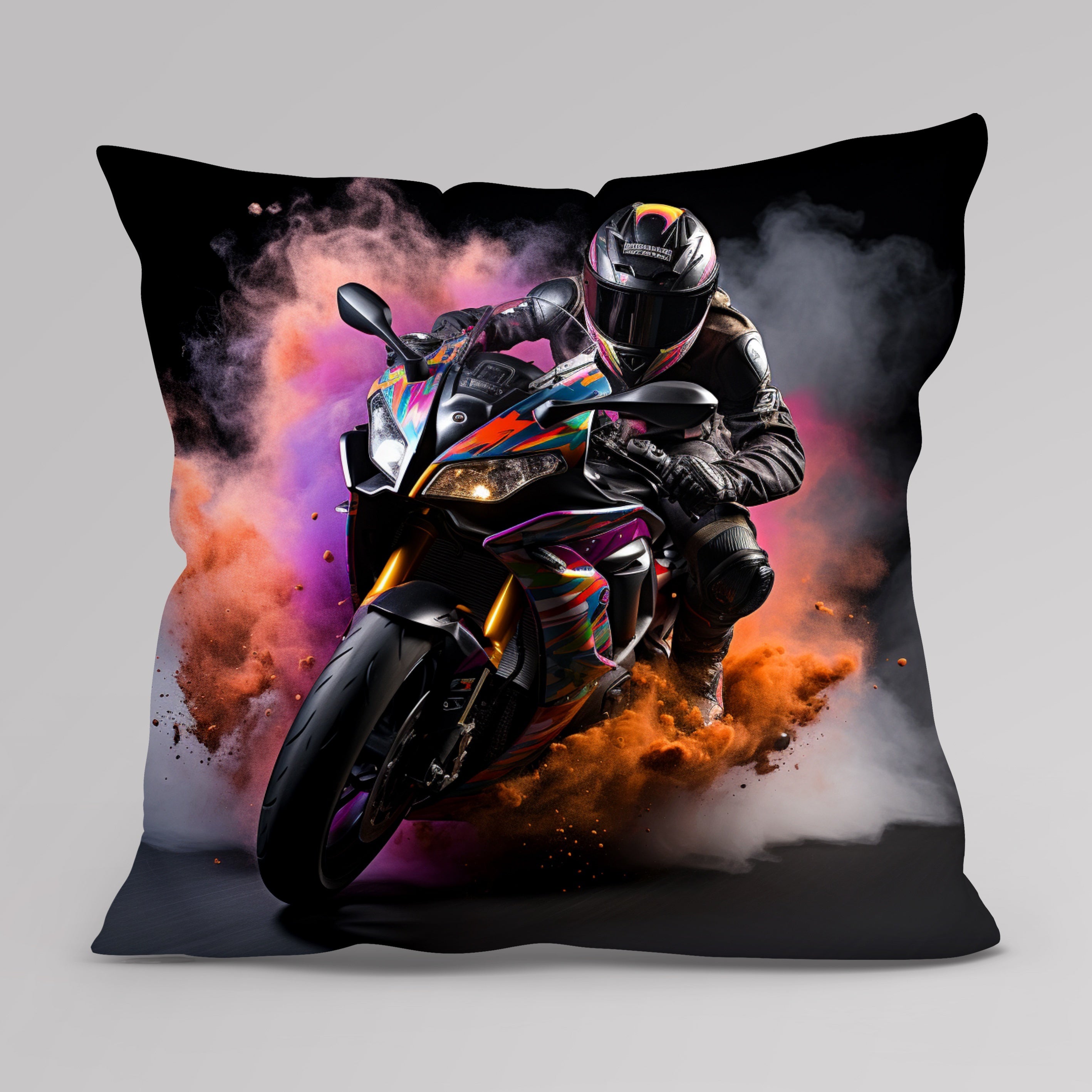 Rojdestvo Santa Rəindeer Velur Yostiq qopqog'i 44.96x44.96 sm Zipper Mashina yuvish mumkin