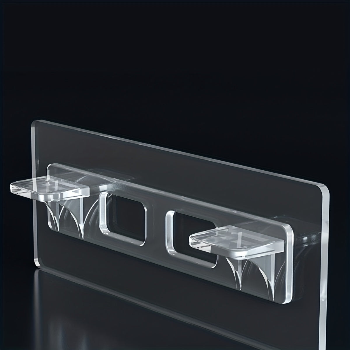 Self-Adhesive Plastic Shelf Support Pegs for Kitchen Cabinets and Bookshelves Set of 4