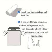 3D Relief Silvery Flower Dishwasher Magnetic Cover Waterproof Heat-Resistant Metal Panel Sticker 58.5x65 cm