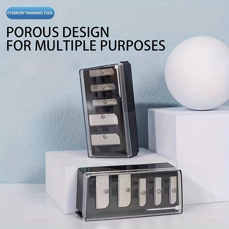 Qoshlar va ko'z liner uchun makiyaj qalamini qirqish uchun qirqish