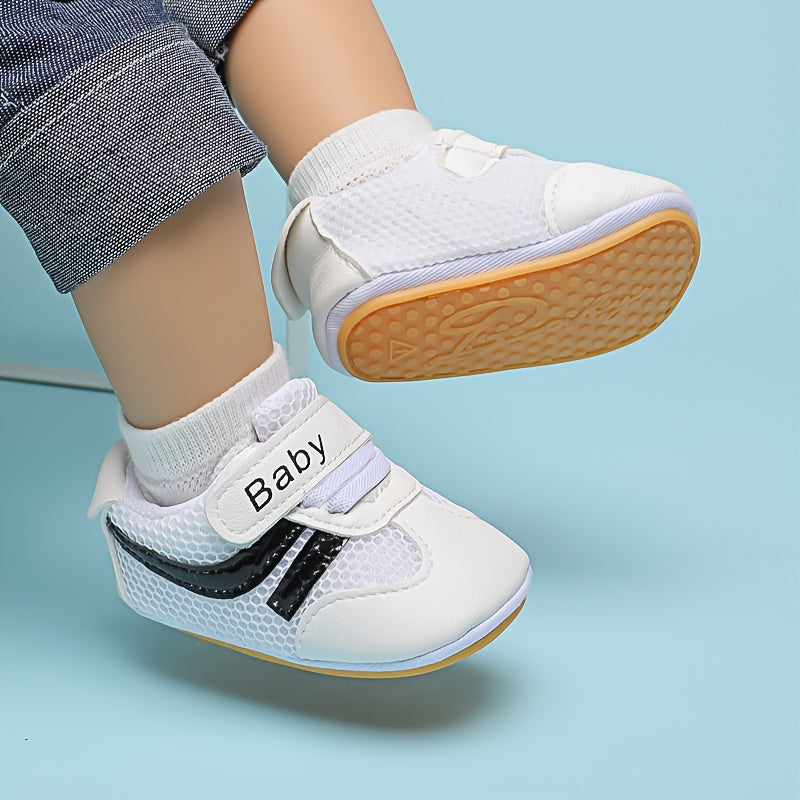 Zapatillas de malla para bebés niños, ligeras, transpirables, casuales, de caña baja, primavera y otoño