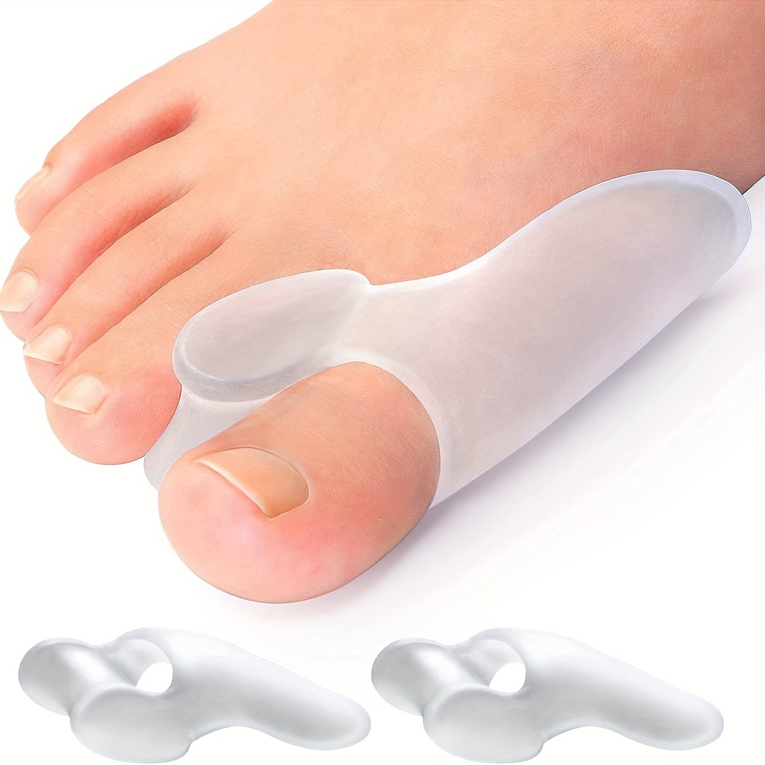 Unisex Silicone Toe Protectors Breathable Soft Insoles for Comfort
