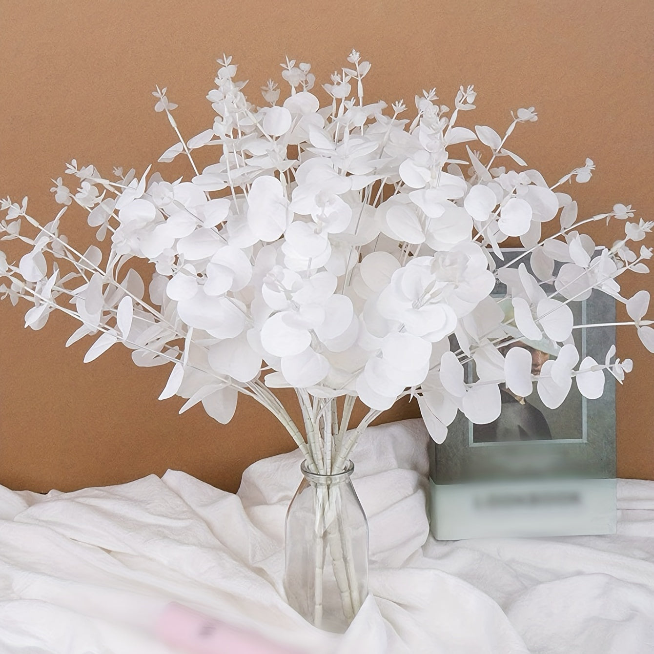 Artificial Eucalyptus Faux Plant for Home Decor Indoor Outdoor Craft