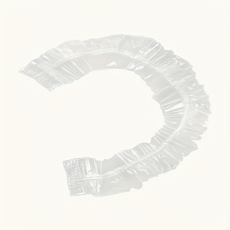 100pcs Reusable Transparent Elastic Food Storage Covers Plastic Bowl Lids