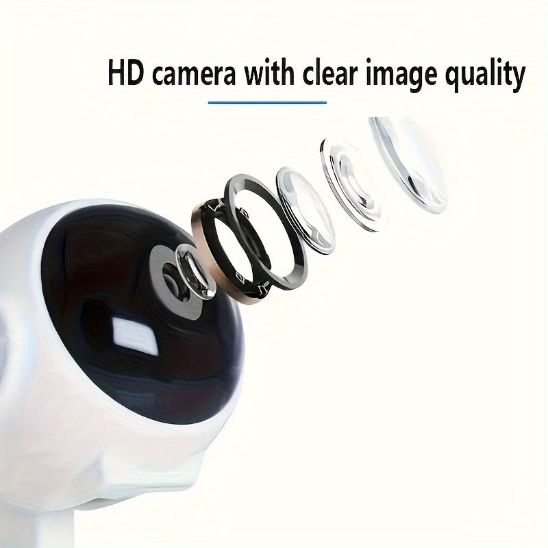 Smart WiFi Security Camera 720P HD Night Vision Two-Way Audio USB Power