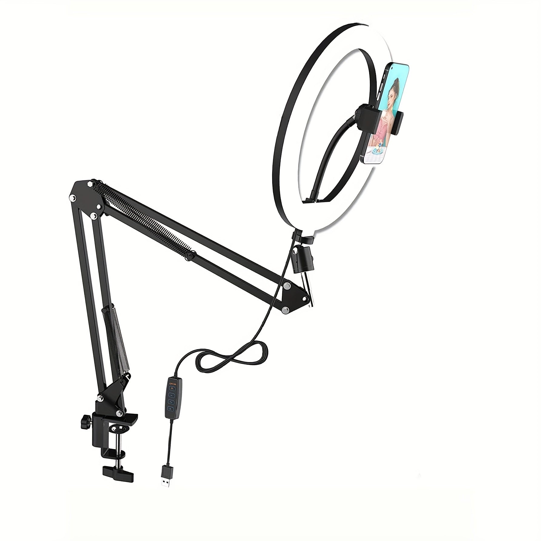 10-Inch LED Light Suspension Arm Holder for Lighting Fixtures