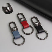 Universal Car Keyring Faux Leather Keychain for All Years