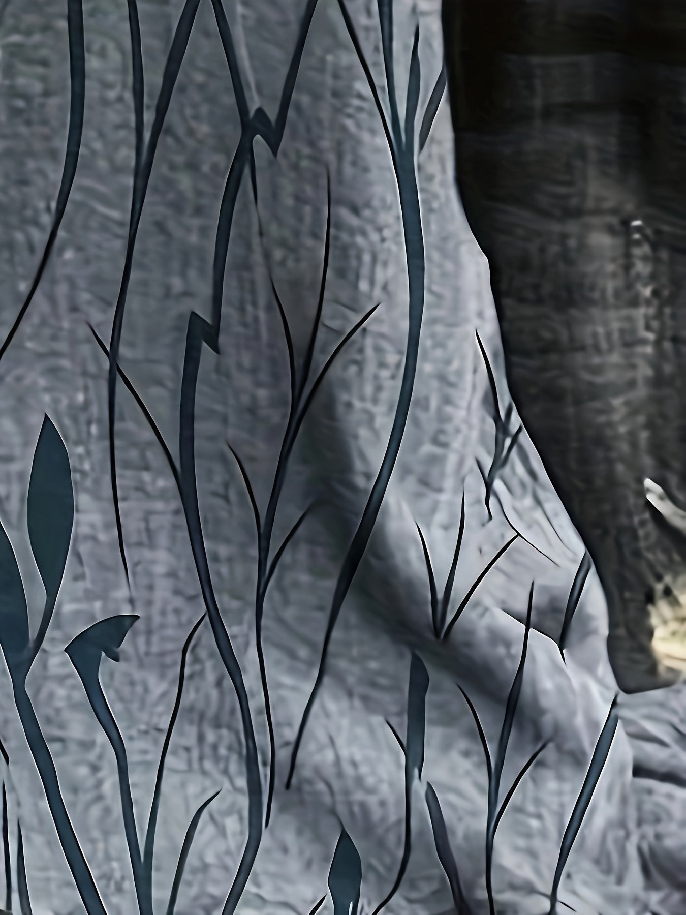 Летняя домашняя блузка для женщин больших размеров с дышащим принтом листьев