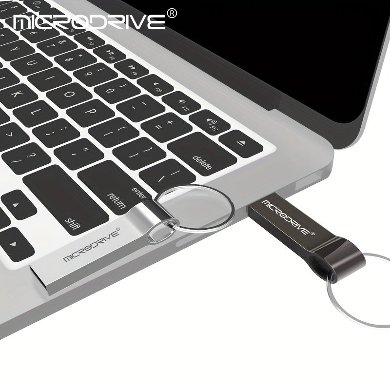 USB 2.0 Flash Drive 4GB to 128GB Keyring Compact Data Storage