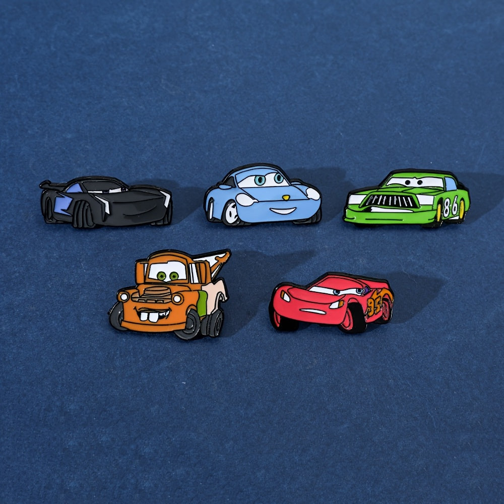 Bolalar va kattalar uchun 6 ta emal pinlar to'plami, multfilm hayvonlari mater broochlari, sumkalar va kiyimlar uchun